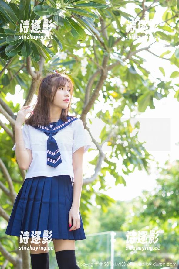 IMiss爱蜜社 - 雪儿Cier的礼服给墙壁也增添风采——原图和壁纸的无缝连结！