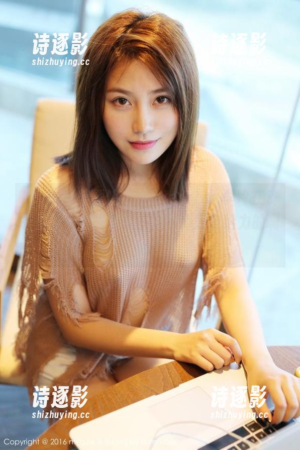MyGirl美媛馆 - AngelaLee李玲在皮衣里的无圣光时刻，美图倒是挺给力的啊，哈哈！
