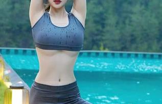 Xiuren秀人网 – 原图：夏诗雯Sally在泳池边，稍不注意就想顺便下去试水了